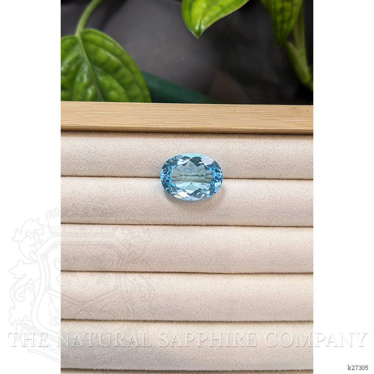 22.29 Ct. Blue Topaz from Brazil