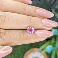 1.17 Ct. Purplish Pink Spinel from Tanzania Life Style