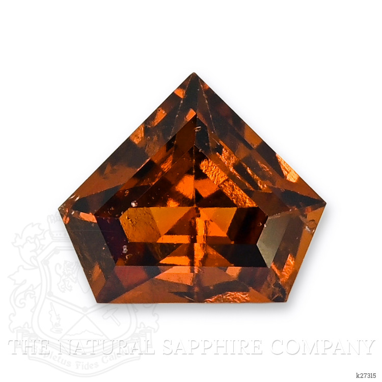1.18 Ct. Brownish Orange Garnet from Ceylon (Sri Lanka)