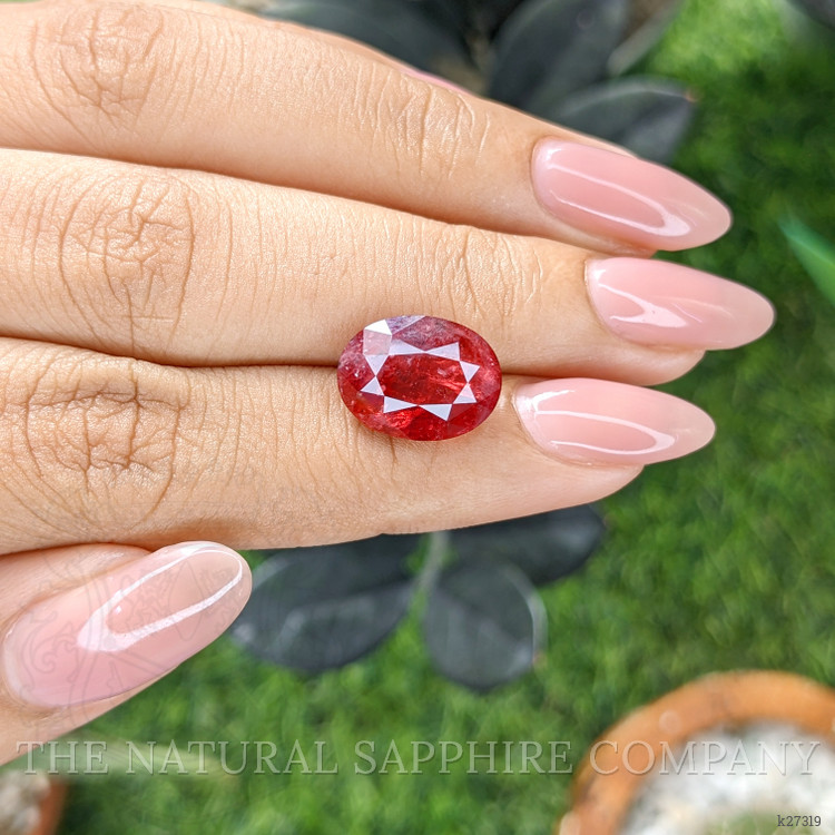 7.89 Ct. Red Spinel from Tanzania