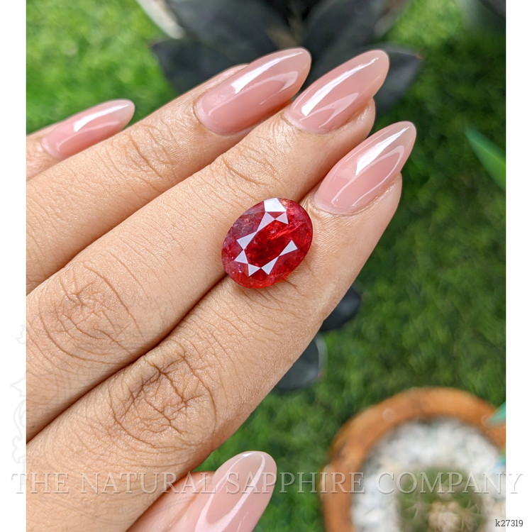 7.89 Ct. Red Spinel from Tanzania