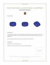 5.25 Ct. Lapis from Afghanistan Appraisal