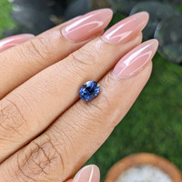 1.11 Ct. Blue Spinel from Ceylon (Sri Lanka) Life Style
