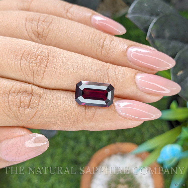 7.67 Ct. Pinkish Purple Garnet from Ceylon (Sri Lanka)