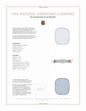 3.54 Ct. Lapis from Afghanistan 3 D Scan Report
