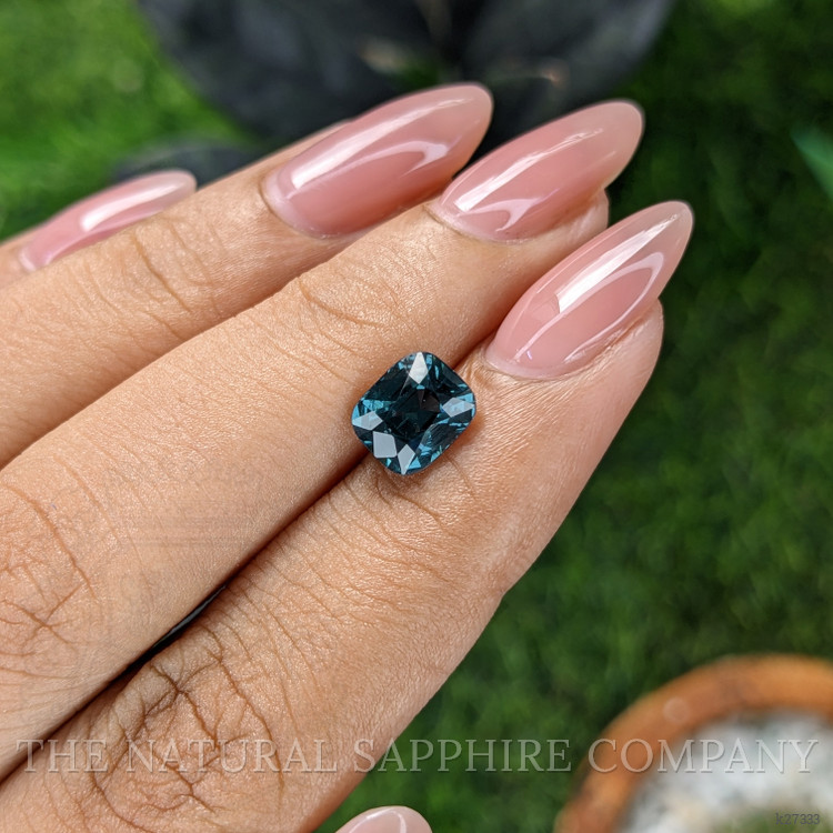 2.09 Ct. Greenish Blue Spinel from Ceylon (Sri Lanka)