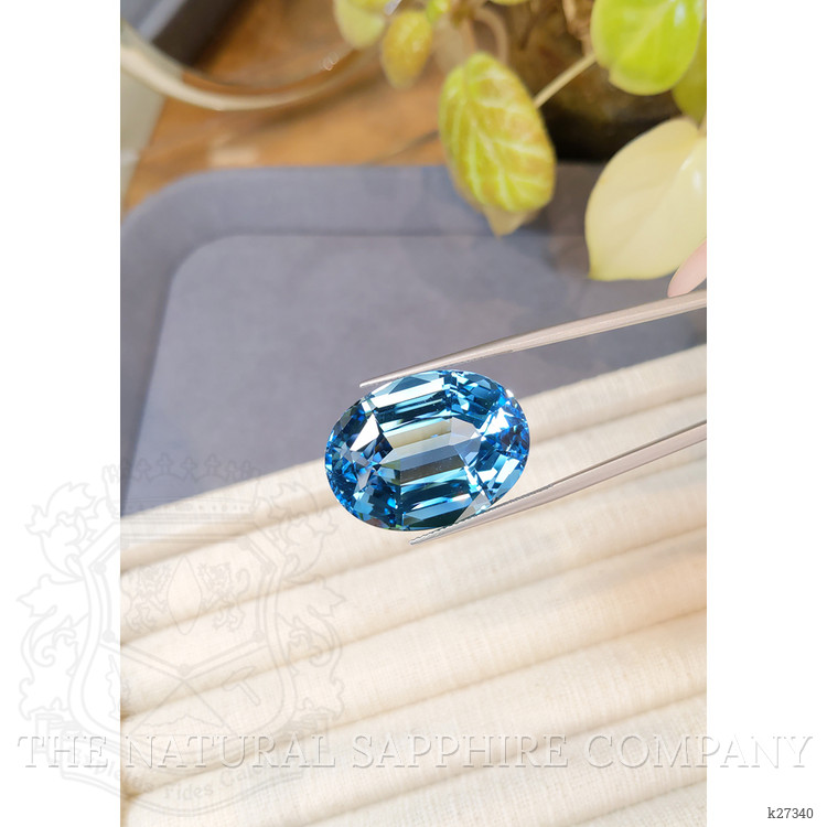 59.37 Ct. Swiss Blue Topaz from Brazil