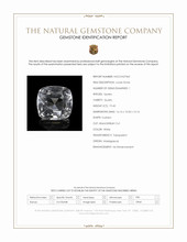 19.43 Ct. White Quartz from Madagascar Scan Report