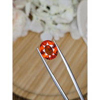 5.88 Ct. Reddish Orange Hessonite Garnet from Madagascar Life Style