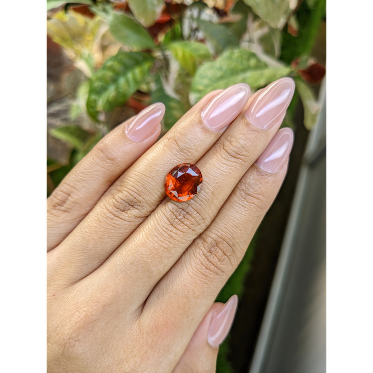 5.88 Ct. Reddish Orange Hessonite Garnet from Madagascar
