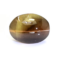 2.32 Ct. Yellowish Brown Cabochon Kornerupine from Ceylon (Sri Lanka) Video