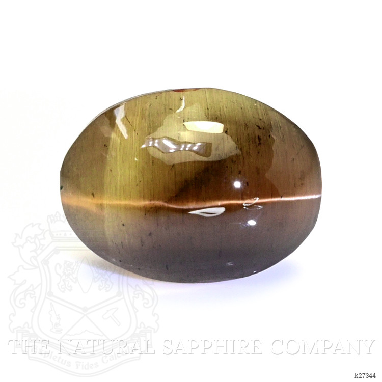 2.32 Ct. Yellowish Brown Cabochon Kornerupine from Ceylon (Sri Lanka)