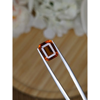 3.90 Ct. Reddish Orange Hessonite Garnet from Madagascar Life Style