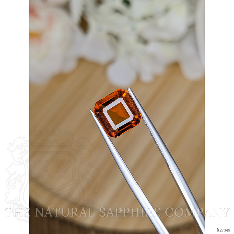 4.29 Ct. Reddish Orange Hessonite Garnet from Madagascar
