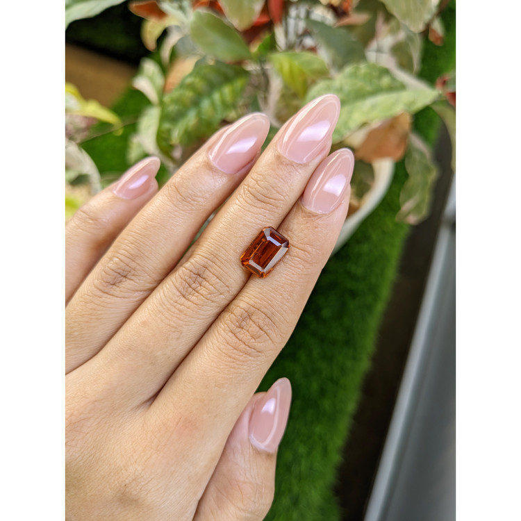 4.31 Ct. Reddish Orange Hessonite Garnet from Madagascar