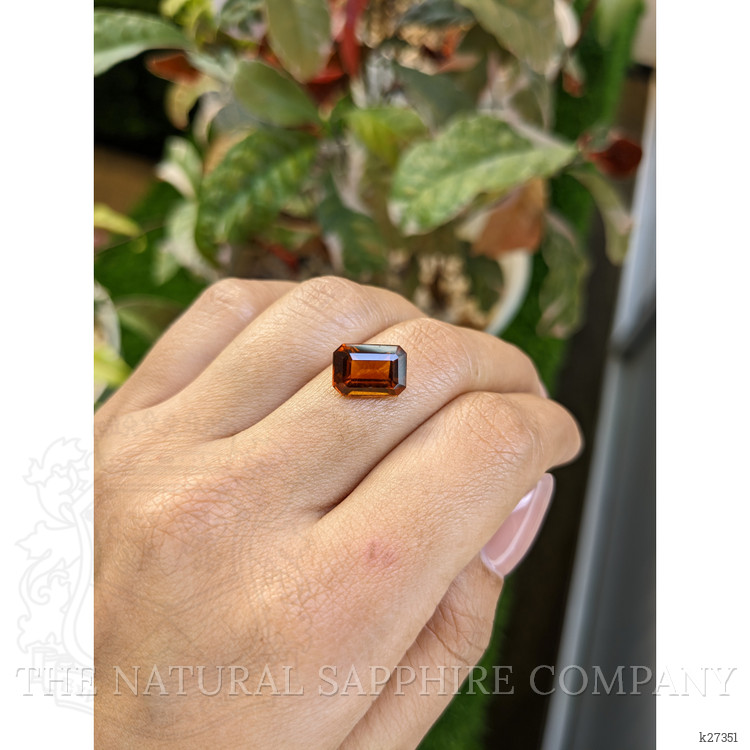 4.58 Ct. Reddish Orange Hessonite Garnet from Madagascar