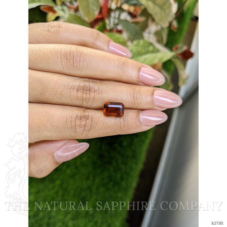 4.58 Ct. Reddish Orange Hessonite Garnet from Madagascar