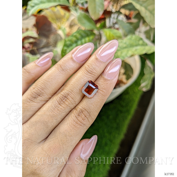5.16 Ct. Reddish Orange Hessonite Garnet from Madagascar