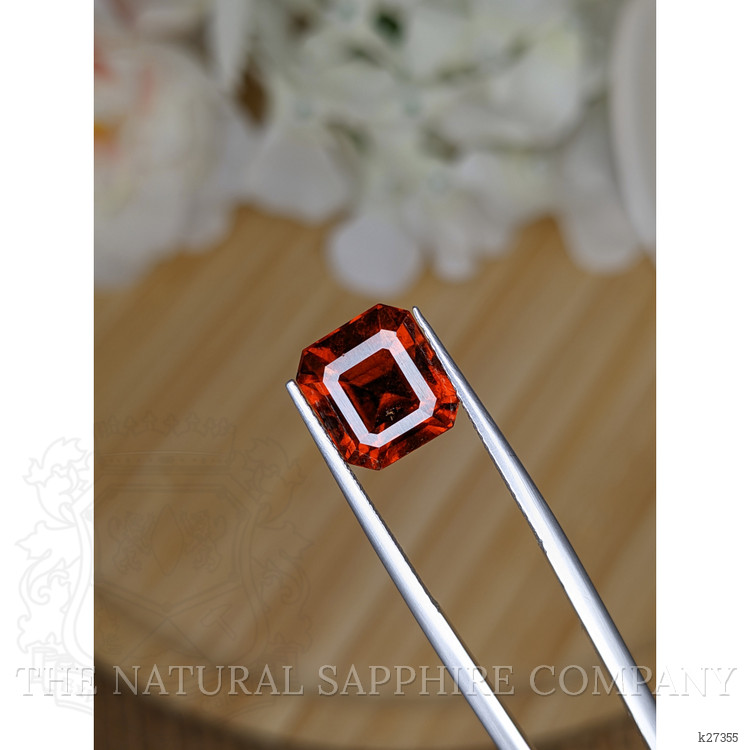 6.92 Ct. Reddish Orange Hessonite Garnet from Madagascar