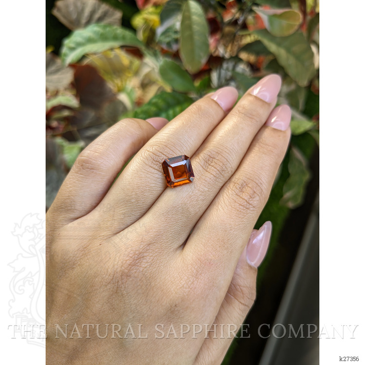 4.87 Ct. Reddish Orange Hessonite Garnet from Madagascar