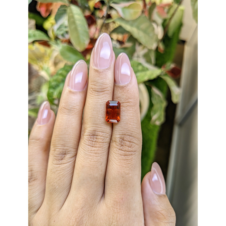 4.58 Ct. Reddish Orange Hessonite Garnet from Madagascar