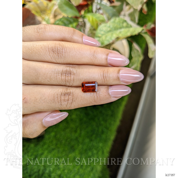4.58 Ct. Reddish Orange Hessonite Garnet from Madagascar