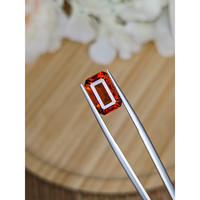 4.58 Ct. Reddish Orange Hessonite Garnet from Madagascar Life Style