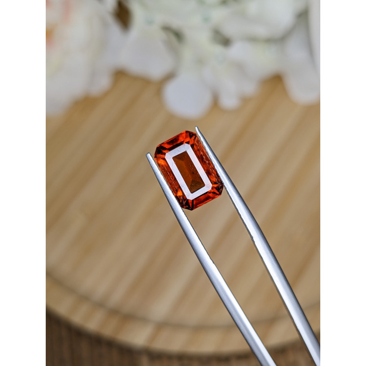 4.58 Ct. Reddish Orange Hessonite Garnet from Madagascar