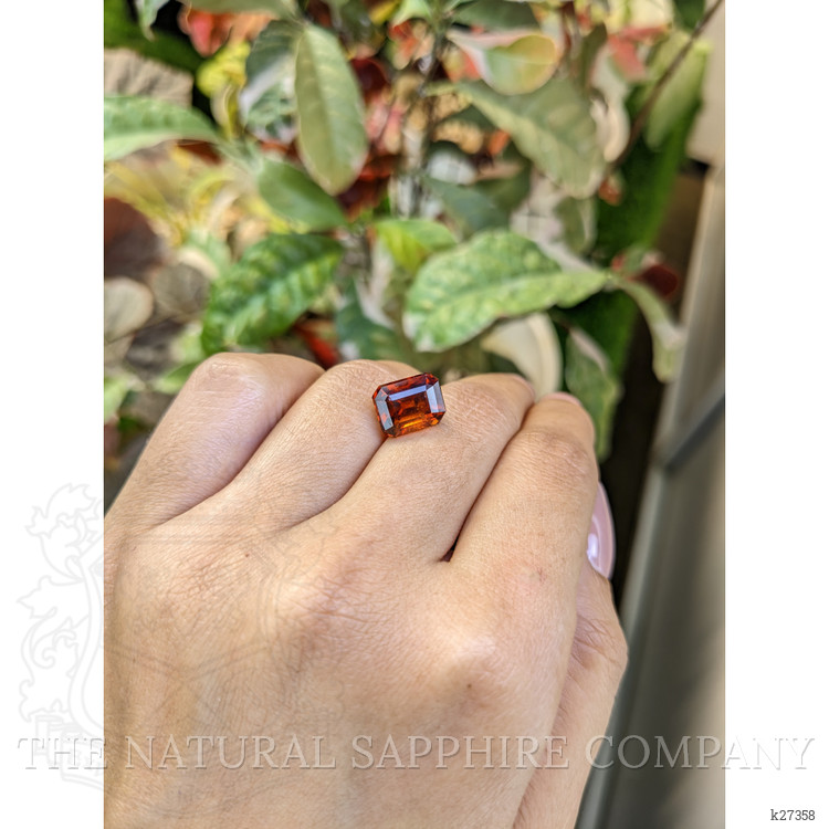 6.21 Ct. Reddish Orange Hessonite Garnet from Madagascar