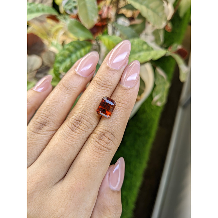 6.21 Ct. Reddish Orange Hessonite Garnet from Madagascar