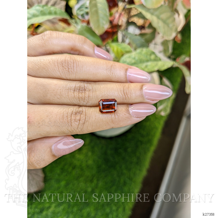 6.21 Ct. Reddish Orange Hessonite Garnet from Madagascar