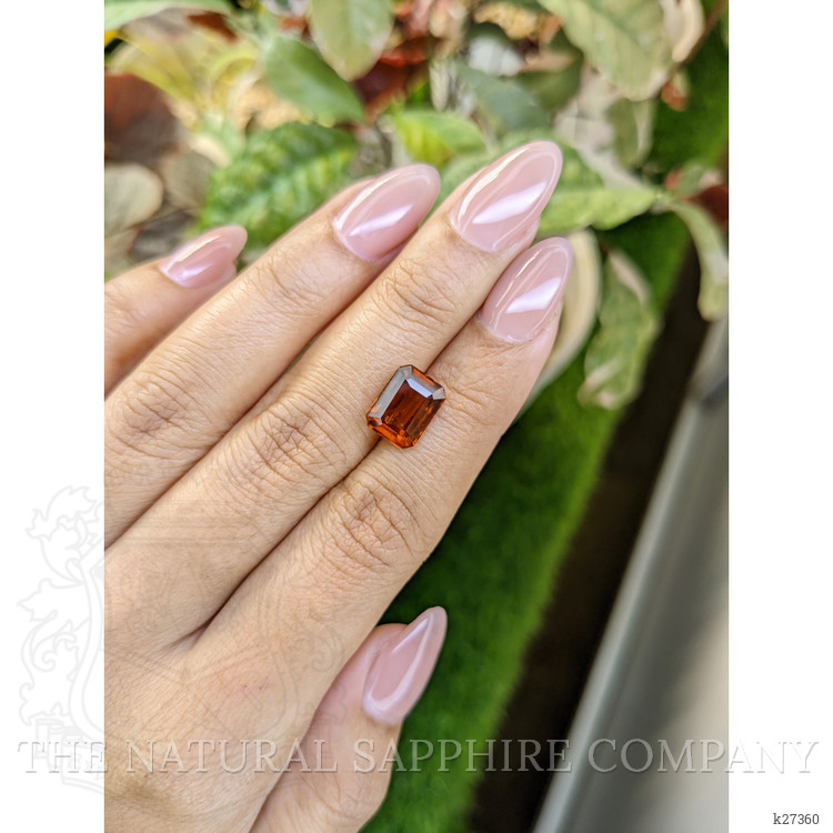4.42 Ct. Orange Hessonite Garnet from Madagascar