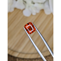 5.02 Ct. Reddish Orange Hessonite Garnet from Madagascar Life Style