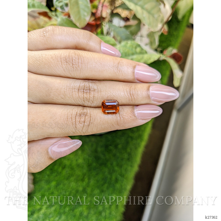 4.27 Ct. Reddish Orange Hessonite Garnet from Madagascar