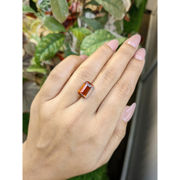5.67 Ct. Reddish Orange Hessonite Garnet from Madagascar
