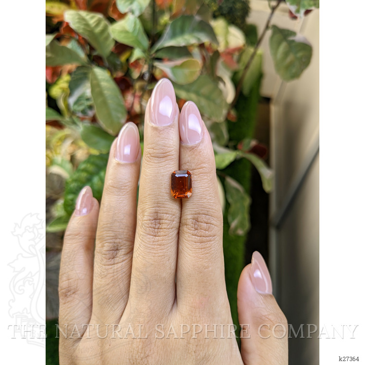 4.03 Ct. Reddish Orange Hessonite Garnet from Madagascar