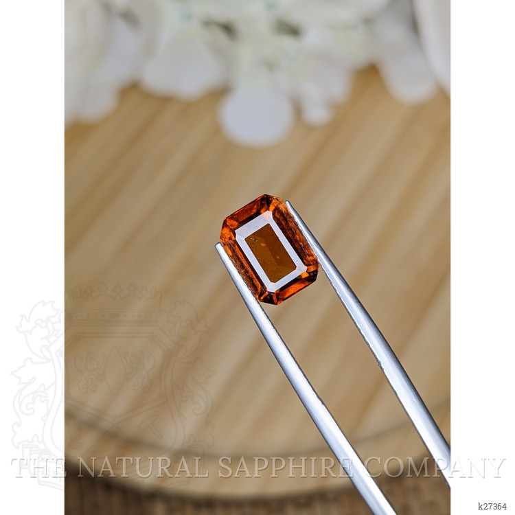 4.03 Ct. Reddish Orange Hessonite Garnet from Madagascar