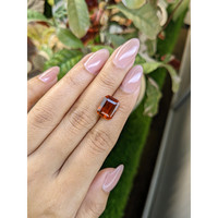 6.61 Ct. Reddish Orange Hessonite Garnet from Madagascar Life Style