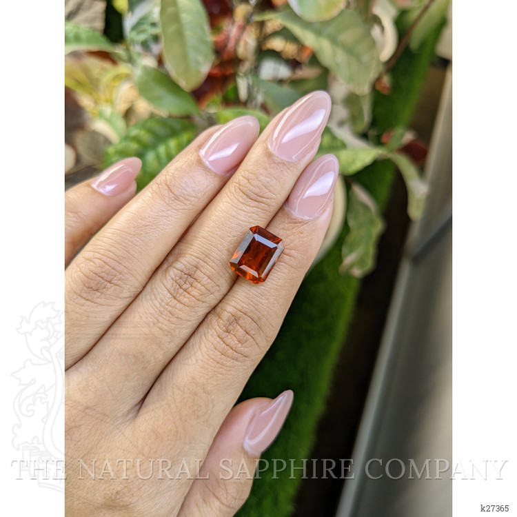 6.61 Ct. Reddish Orange Hessonite Garnet from Madagascar