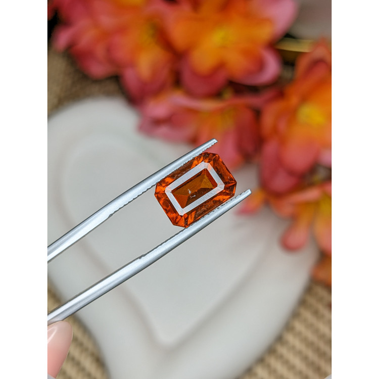 6.06 Ct. Reddish Orange Hessonite Garnet from Madagascar