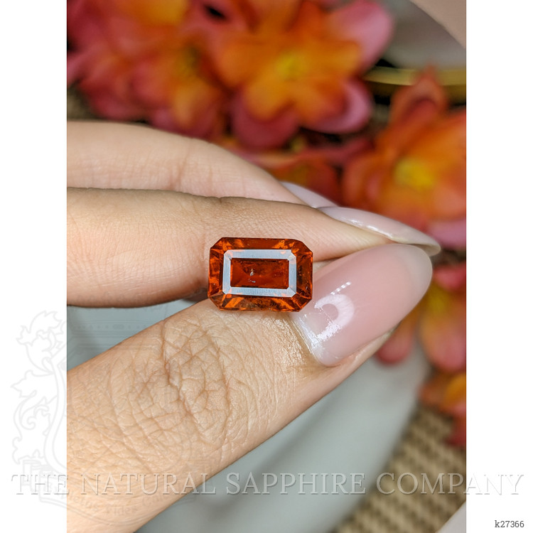 6.06 Ct. Reddish Orange Hessonite Garnet from Madagascar