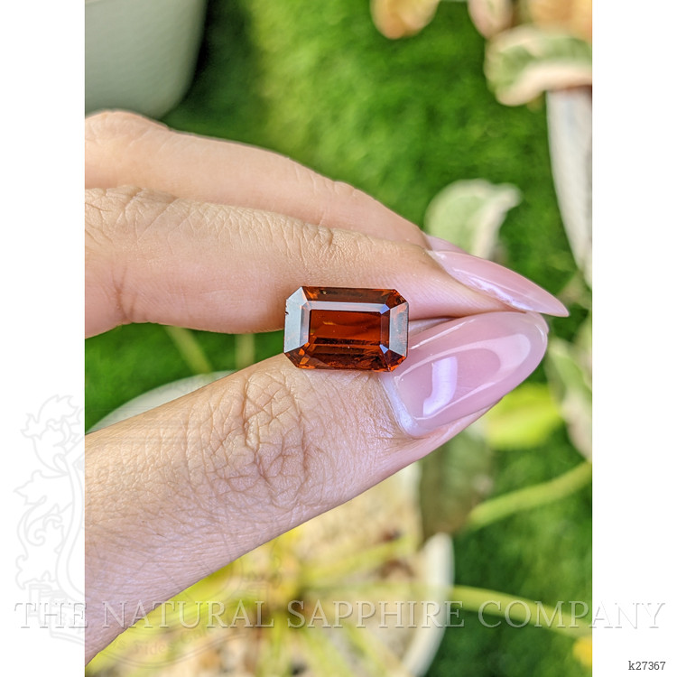 6.54 Ct. Reddish Orange Hessonite Garnet from Madagascar