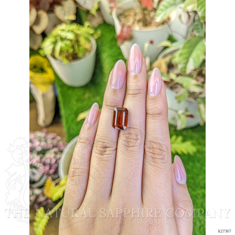 6.54 Ct. Reddish Orange Hessonite Garnet from Madagascar