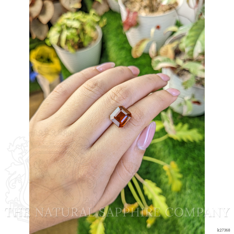 6.72 Ct. Reddish Orange Hessonite Garnet from Madagascar