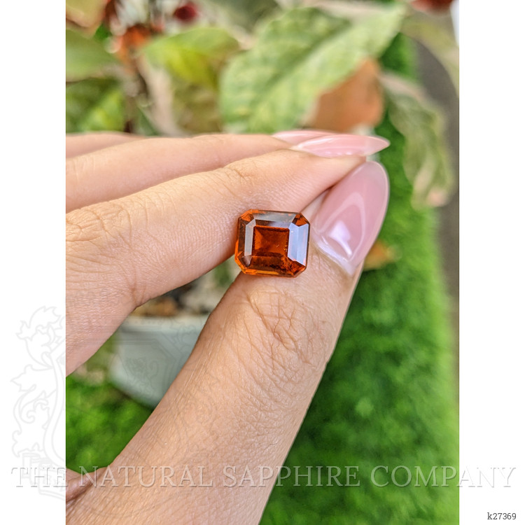 5.03 Ct. Reddish Orange Hessonite Garnet from Madagascar