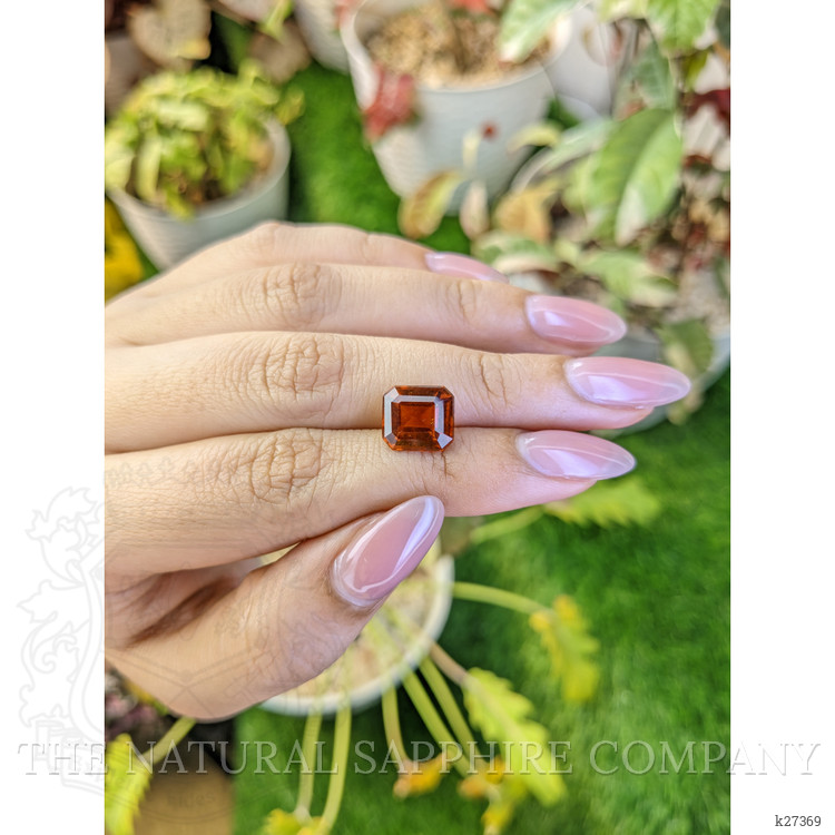 5.03 Ct. Reddish Orange Hessonite Garnet from Madagascar