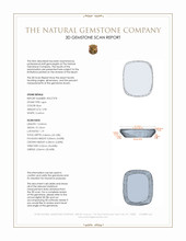 2.98 Ct. Lapis from Afghanistan 3 D Scan Report