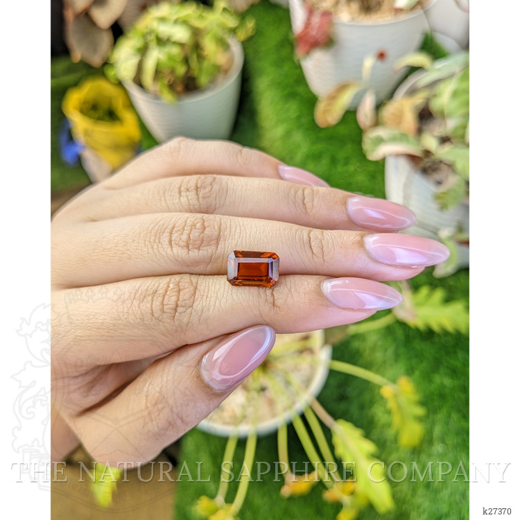 4.71 Ct. Reddish Orange Hessonite Garnet from Madagascar
