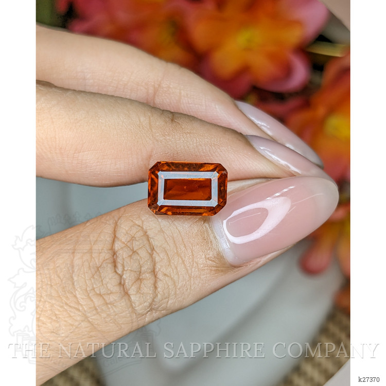 4.71 Ct. Reddish Orange Hessonite Garnet from Madagascar