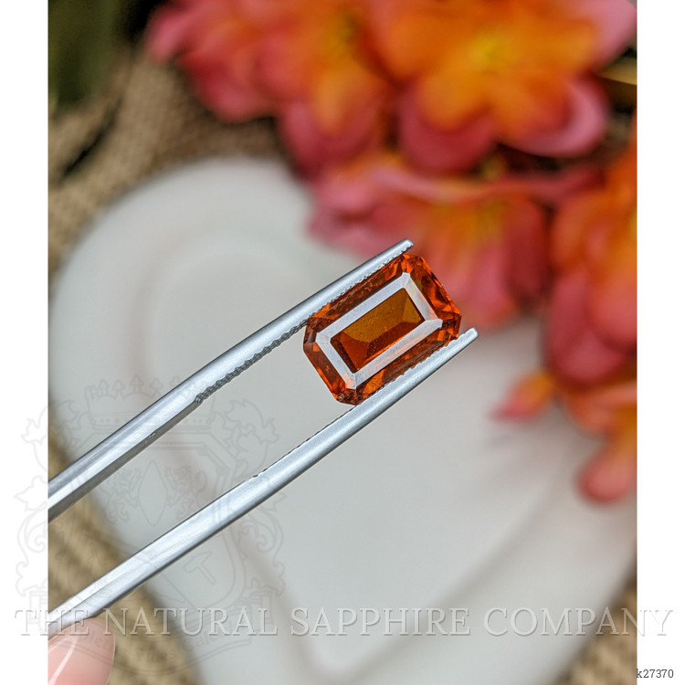 4.71 Ct. Reddish Orange Hessonite Garnet from Madagascar